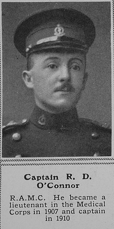 O'Connor R D Captain Royal Army Medical Corps The Sphere 21st Nov 1914