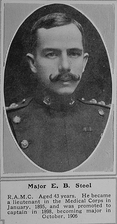 Steel E B Major Royal Army Medical Corps The Sphere 26th Dec 1914
