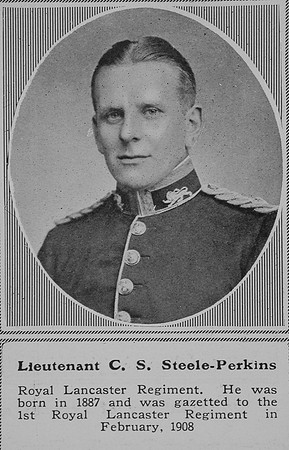 Steele-Perkins C S Lt King's Own Royal Lancaster Regiment The Sphere 26th Sep 1914