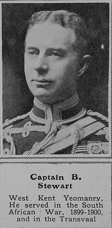 Stewart B Captain West Kent Yeomanry The Sphere 10th Oct 1914