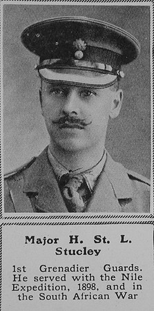 Stucley H St L Major 1st Grenadier Guards The Sphere 12th Dec 1914