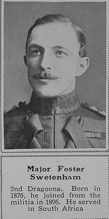 Swetenham F Major 2nd Dragoons 19th Sep 1914