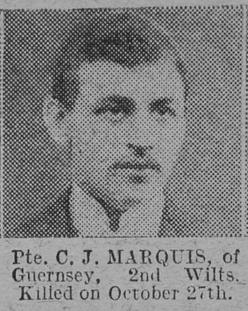 Marquis C J Pte 6226 2nd Wiltshire Regiment The Vivid 6th Feb 1915