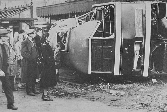 A War Casualty In Pool Meadow Bus Station Coventry 1940