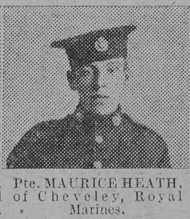 Heath M Pte Royal Marine Light Infantry The Vivid 6th Feb 1915