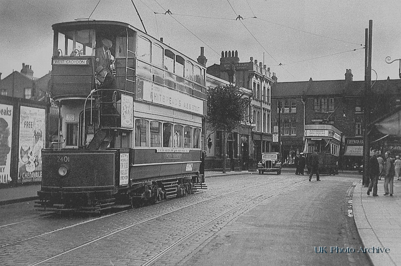 A Tram In Benhill Street Sutton c.1920