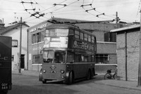 Trolleybus Sutton Depot Westmead Road 3