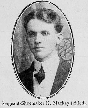 MacKay K Sergt Seaforth Highlanders Ross-Shire Roll Of Honour