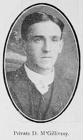 McGillivray D Pte 4th Seaforth Highlanders Ross-Shire Roll Of Honour
