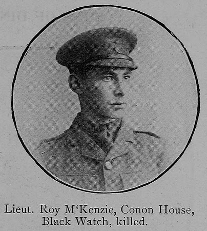McKenzie R Lt Black Watch Ross-Shire Roll Of Honour