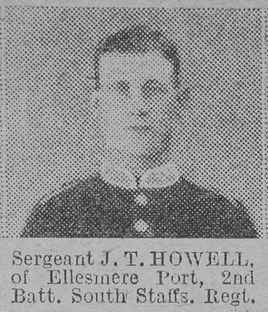Howell J T Sergt 8721 2nd South Staffs Regiment
