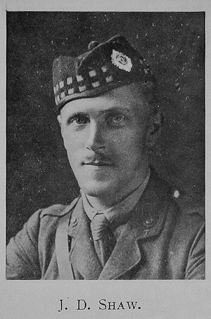 Shaw J D Lt 13th Royal Scots