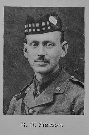 Simpson G D 2nd Lt 4th Royal Scots