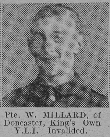 Millard W Pte Kings Own Yorkshire Light Infantry The Vivid 13th Feb 1915
