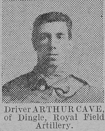 Cave A Dvr Royal Field Artillery The Vivid 13th Feb 1915