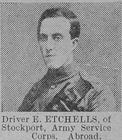 Etchells E Dvr Army Service Corps The Vivid 13th Feb 1915