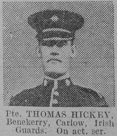 Hickley T Pte Irish Guards The Vivid 13th Feb 1915