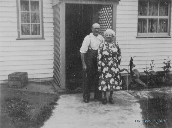 Annie N B Burnett (Nee Munro) With Her Brother Joe South Shields