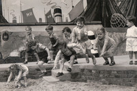 Children Playing At Kingsway Creche 1950s