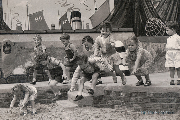 Children Playing At Kingsway Creche 1950s