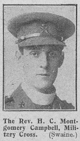 Montgomery-Campbell H C Rev MC The Graphic 23rd Sep 1916