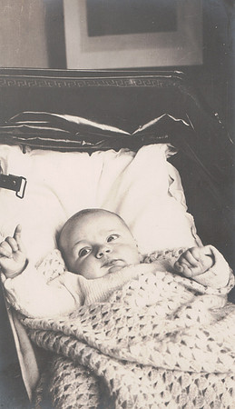 A Baby Called Molly In A Pram 1927