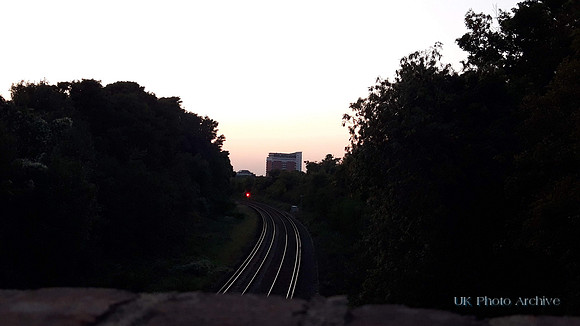 Looking Towards Sutton From Kings Lane Bridge