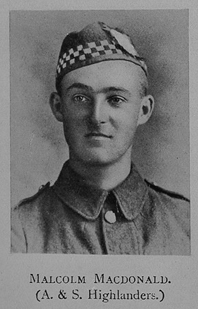 MacDonald M Pte Argyll And Sutherland Highlanders