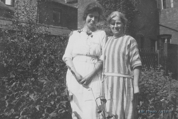 Two Women In The 1930s One Wearing An Eye Patch