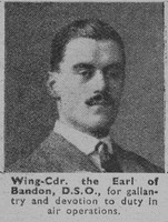 Bandon Earl Of DSO Wing Comm Royal Air Force