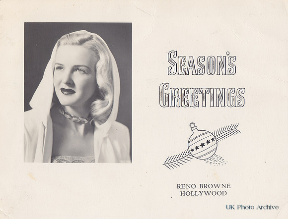 Reno Browne Christmas Card