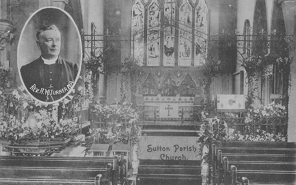 St Nicholas Church Interior And Rev H W Turner Front