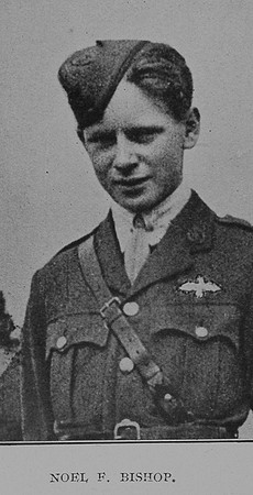 Bishop N F 2nd Lt Royal Air Force Mill Hill Roll Of Honour