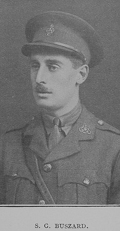 Buszard S G Lt Norfolk Yeomanry Mill Hill Roll Of Honour