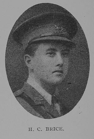 Brice H C Lt 4th Leicestershire Regiment Mill Hill Roll Of Honour