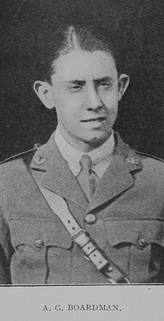 Boardman A G Lt Royal Air Force Mill Hill Roll Of Honour
