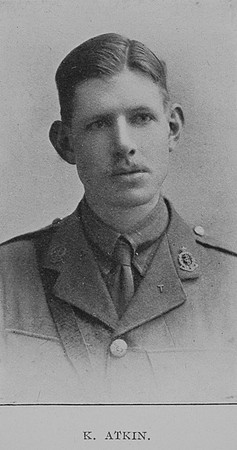 Atkin K Captain Royal Army Medical Corps Mill Hill Roll Of Honour