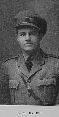 Barber G B Lt 13th Kings Royal Rifle Corps Mill Hill Roll Of Honour