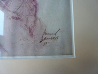Vintage Framed Muriel Dawson Nursery Print