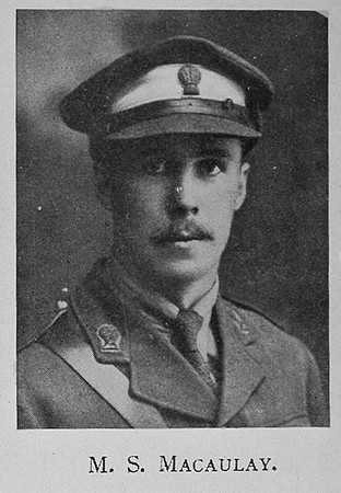 MacAulay M S 2nd Lt Lothian And Border Horse