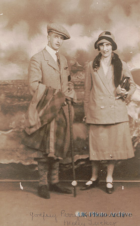 Frank Godfrey Perry With His Cousin Molly Tucker 1920s