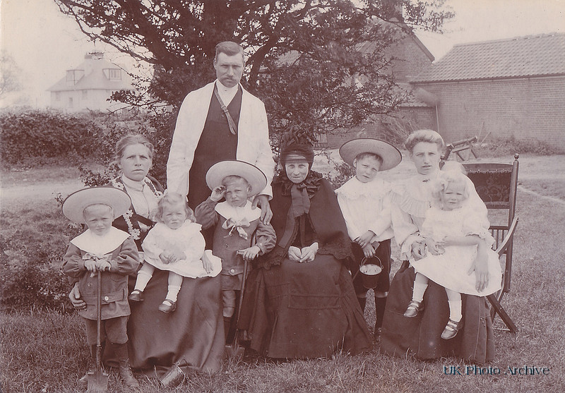 The Hazelwood And Hudson Family East End Farm Felixstowe Suffolk 1908