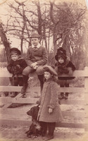 Lanselot, Florence, Roland and Maude Nelson April 1887