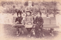 Lanselot, Florence, Roland and Maude Nelson April 1887