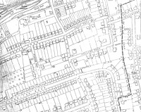 Sutton 1913 Map Cedar Road Area