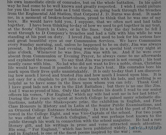 Burns J D Cpl 805 21st Australian Infantry Obit Part 2
