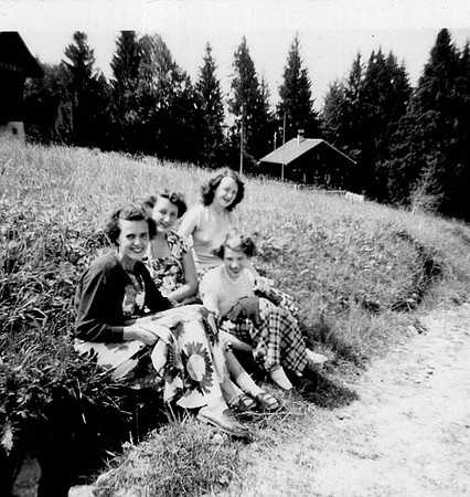 Friends Sitting Together 1950s