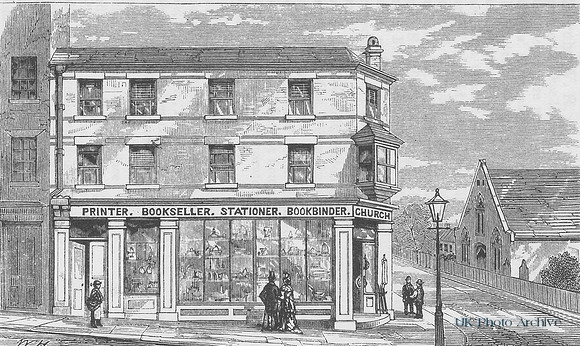 Church's Shop High Street Corner Of Hill Road Sutton 1880