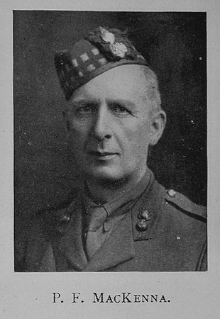 MacKenna P F Major 5th Royal Scots Fusiliers