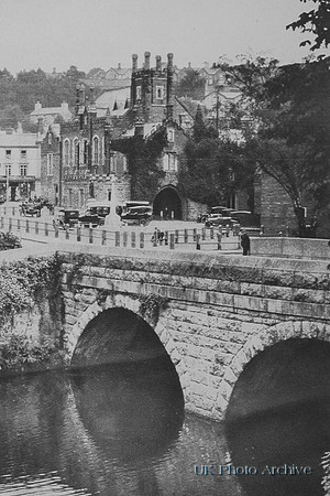 The Abbey Bridge Tavistock 1920s
